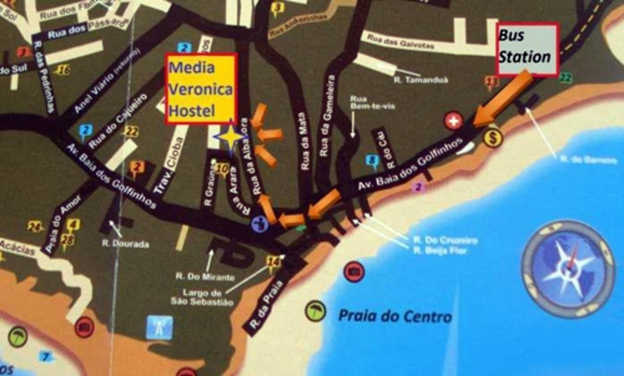Media Veronica Hostel Suites Pipa Ares Bagian luar foto